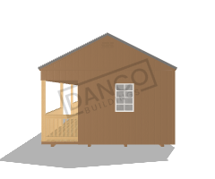 Side Porch Cabin 14x28 - Image 5