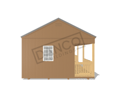 Side Porch Cabin 14x28 - Image 6
