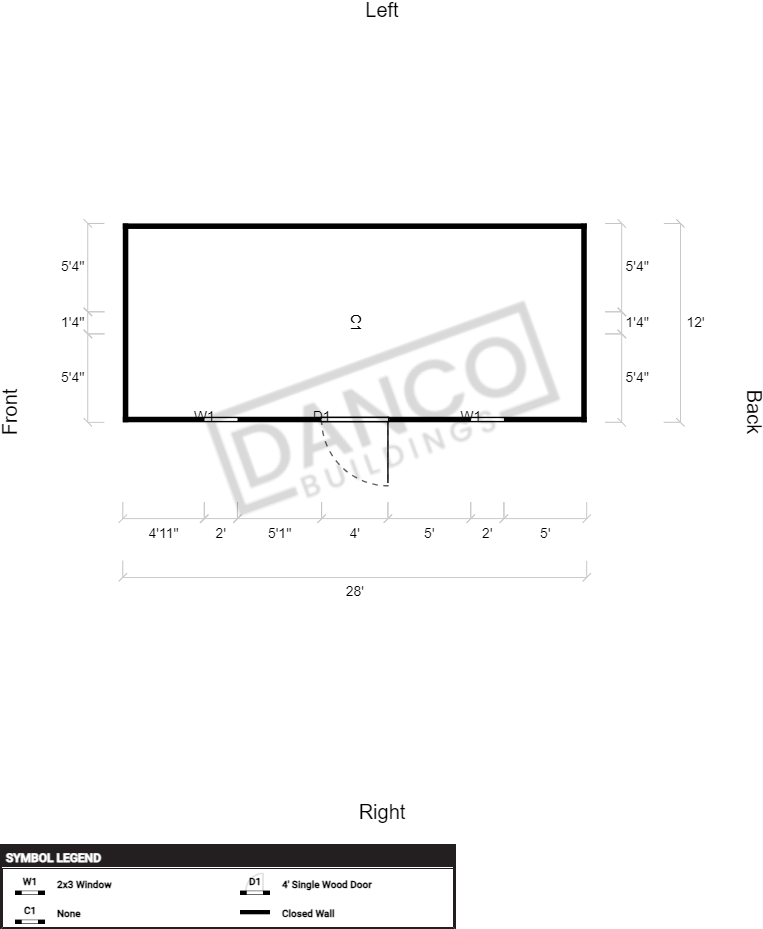 premium metal side shed 12x28 - Image 2