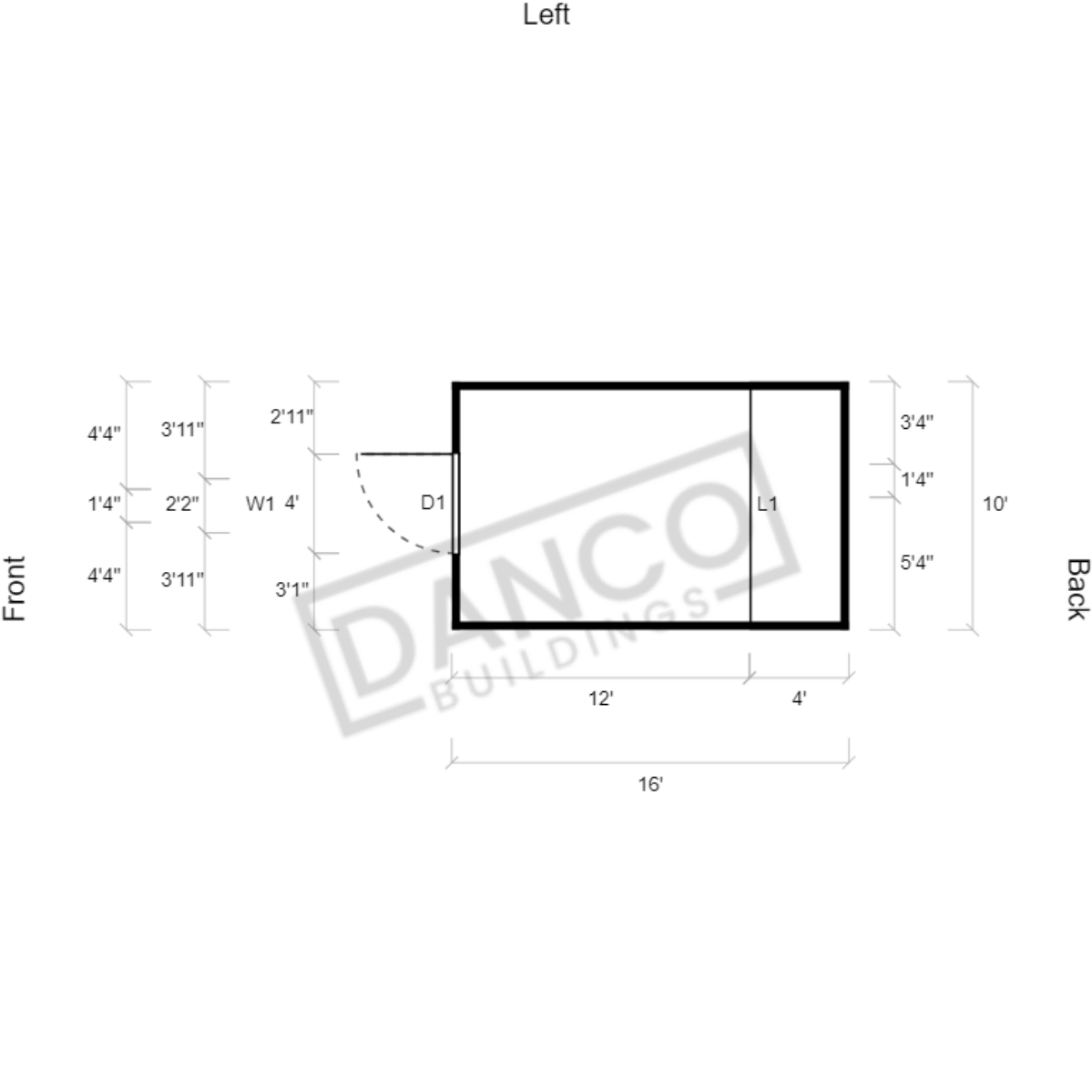 Lofted Barn 10x16 - Image 2
