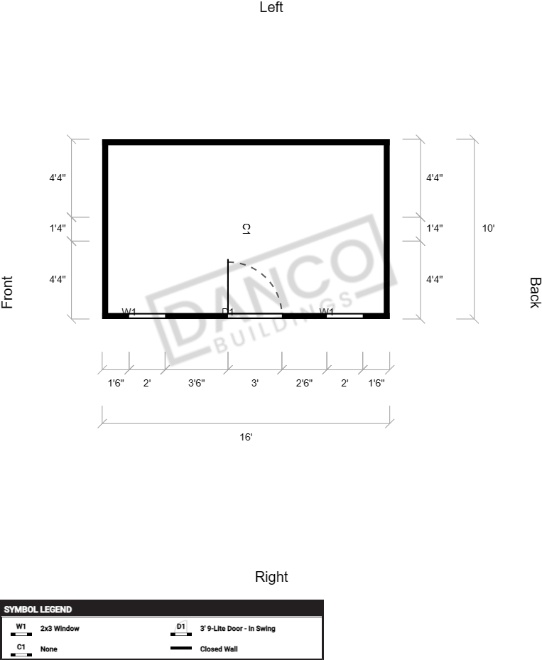 Garden Shed Economy 10x16/231474 - Image 2