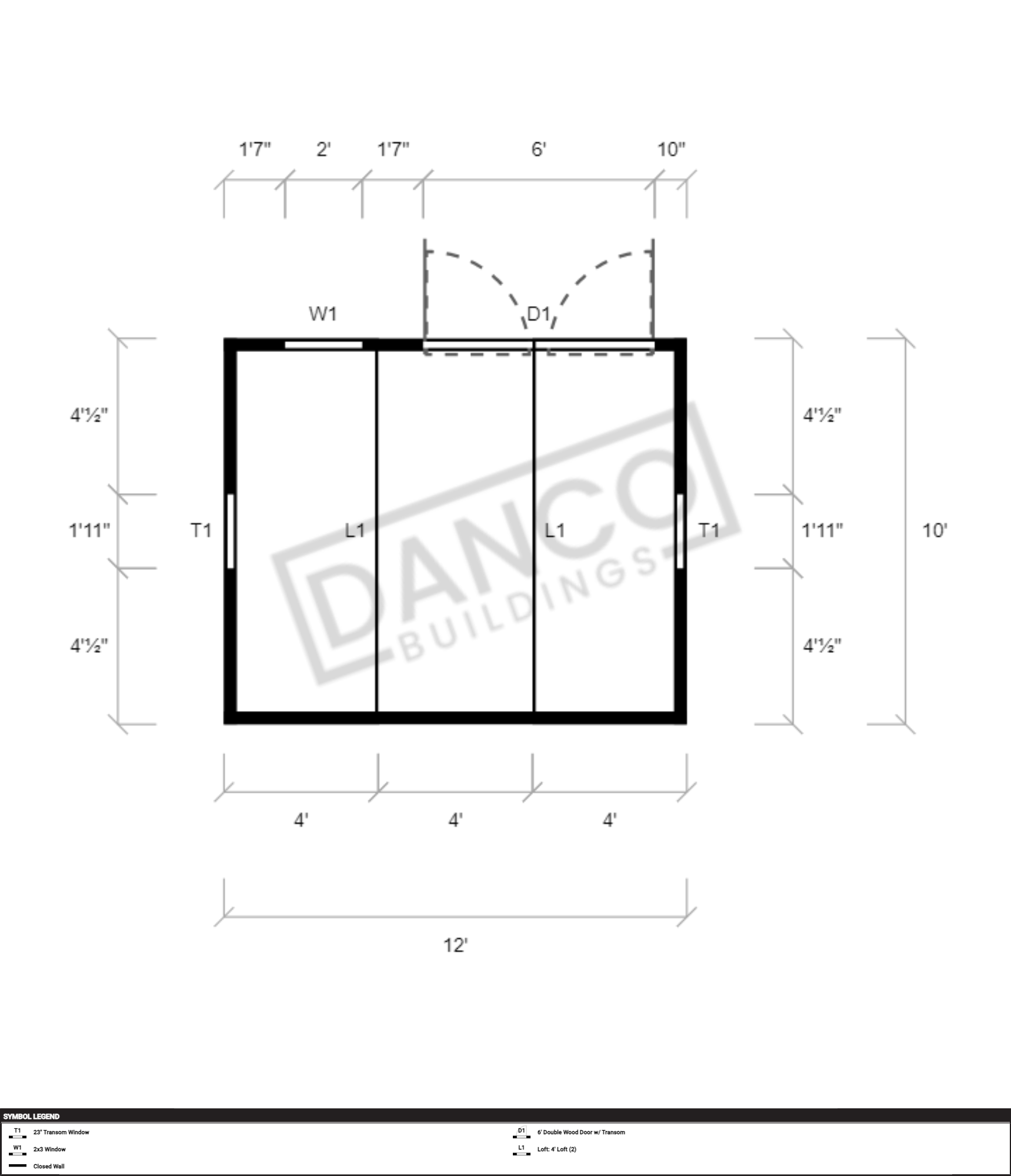 Lofted Barn 10x12 - Image 2