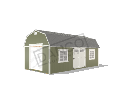 Side Lofted Barn 12x24