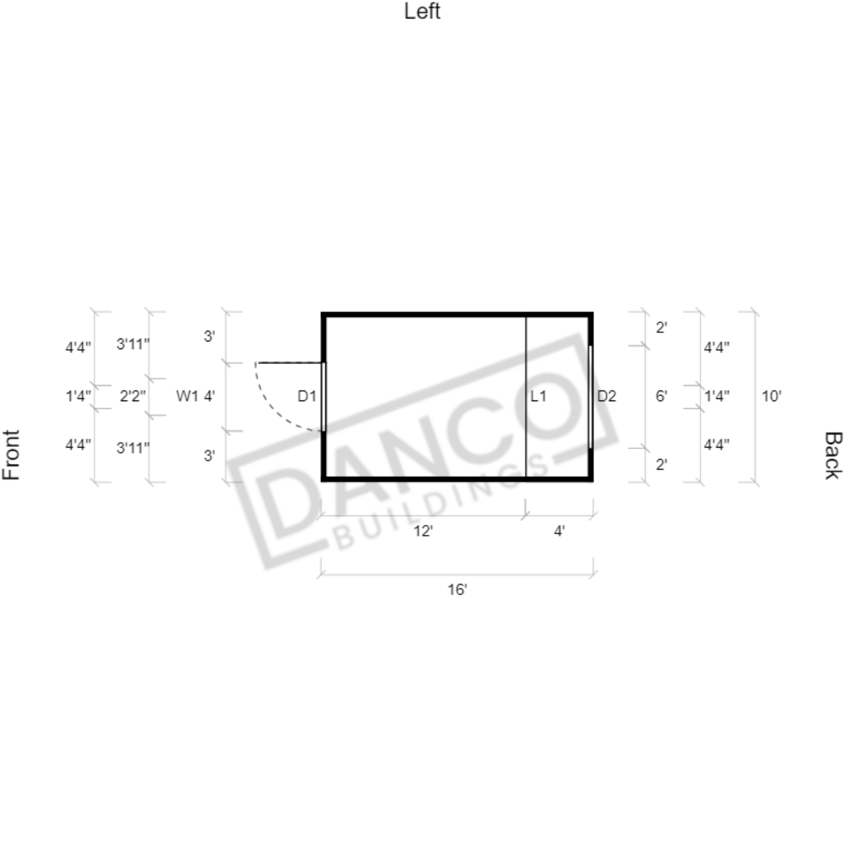 Lofted Barn 10x16 - Image 2