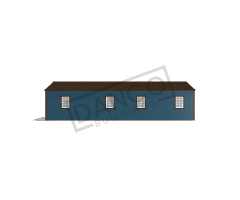 Utility Shed 16x40 - Image 4