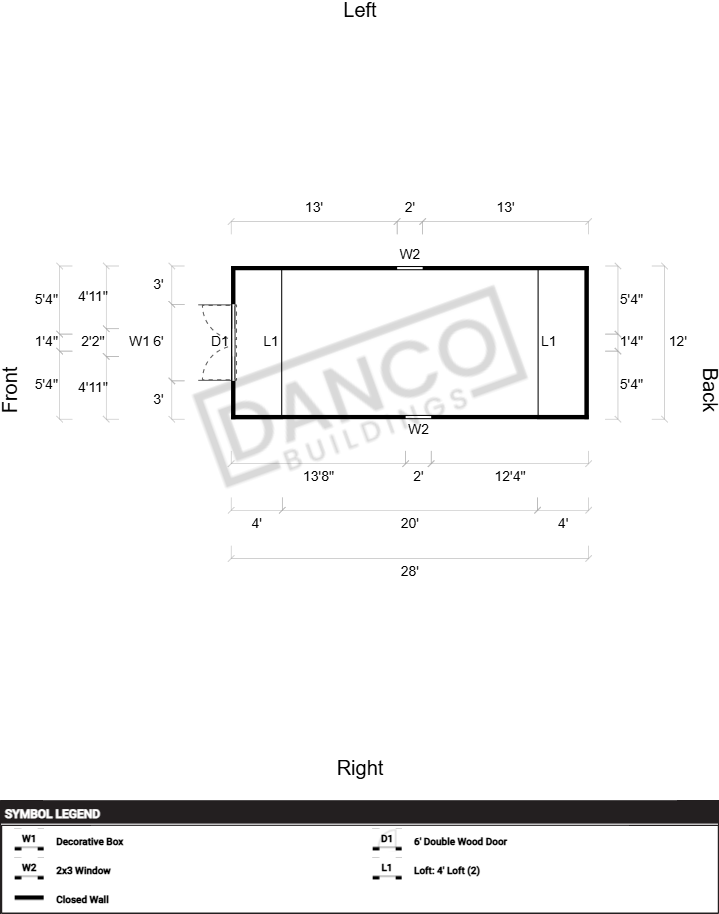 Lofted Barn 12x28 - Image 2
