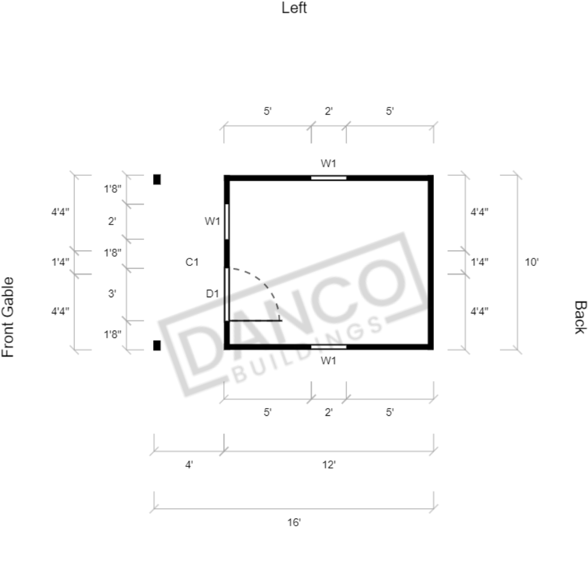 Standard Cabin 10x16/231501 - Image 2