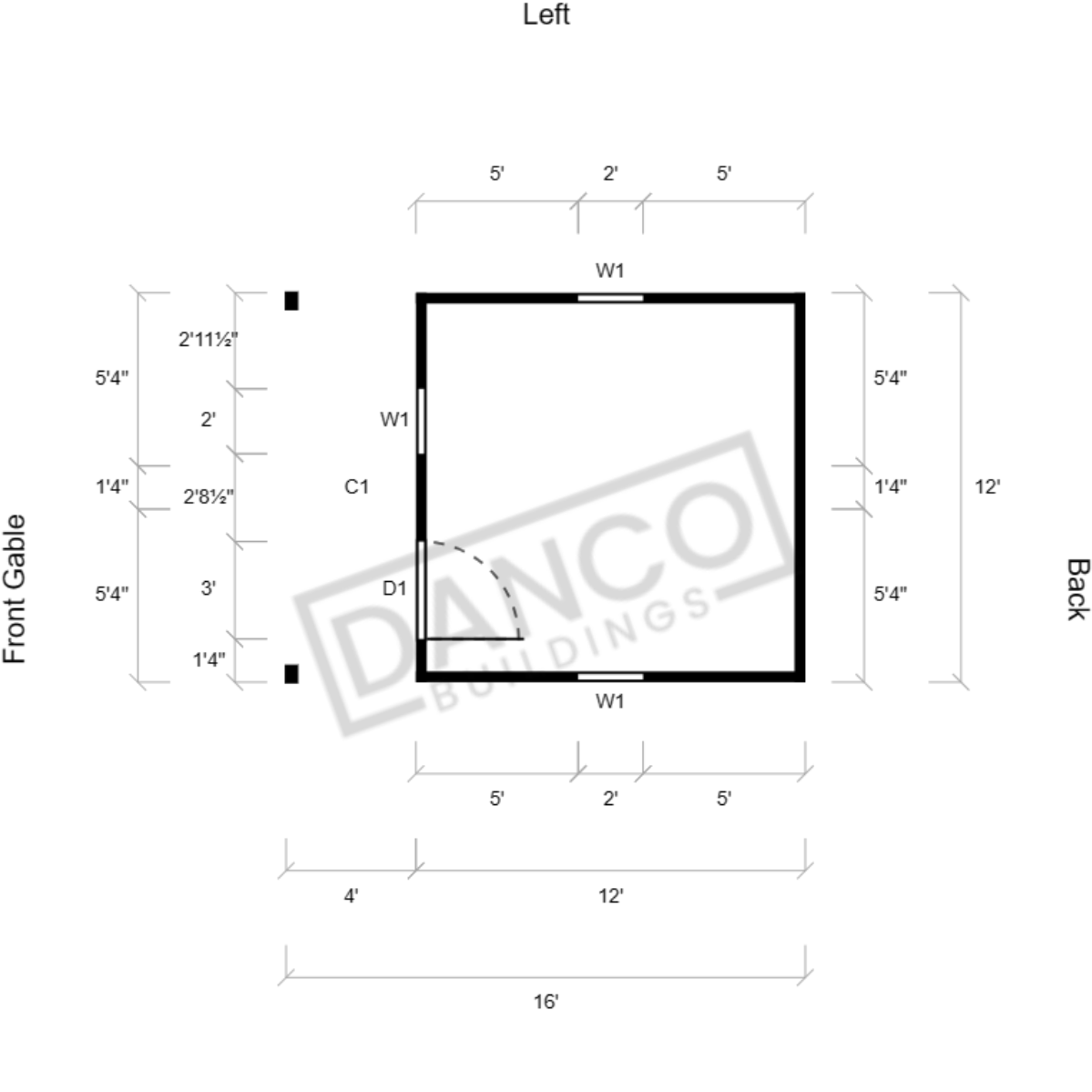 Standard Cabin 12x16 - Image 2