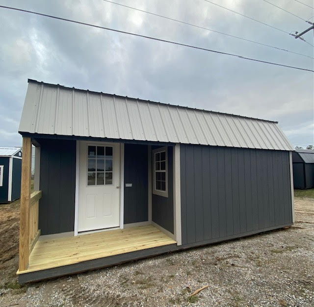 Corner Porch Lofted Barn Cabin 12x20/231457 R