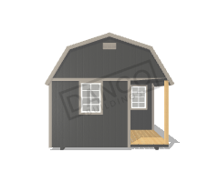 Corner Porch Lofted Barn Cabin 12x20/231457 R - Image 6