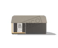 Corner Porch Lofted Barn Cabin 12x20/231457 R - Image 3
