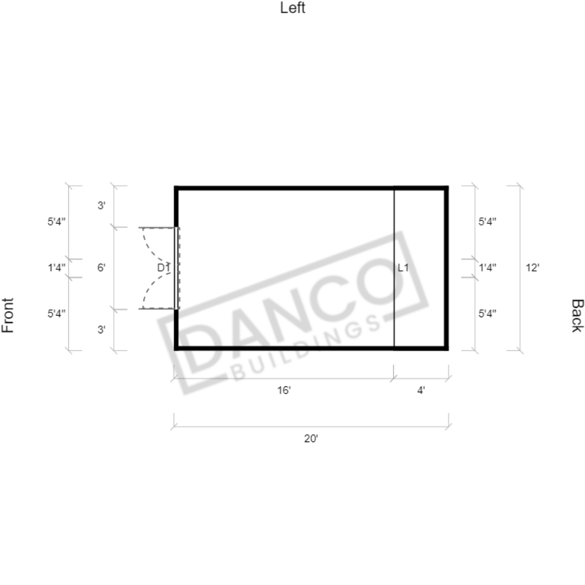 Lofted Barn 12x20 - Image 2