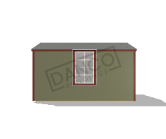 Economy Wood Utility 10x16 - Image 3