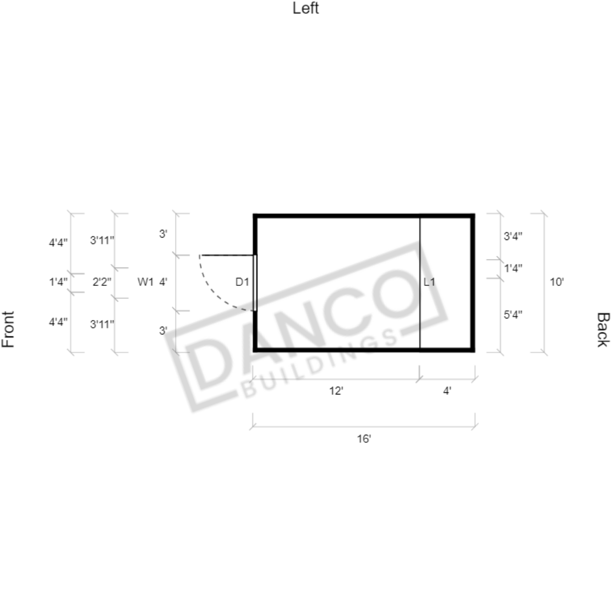 Lofted Barn 10x16 - Image 2