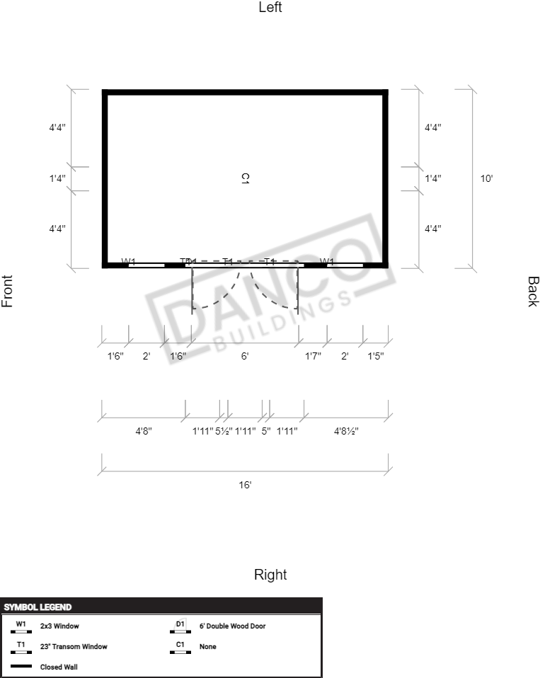 Garden Shed 10x16/231478 - Image 3