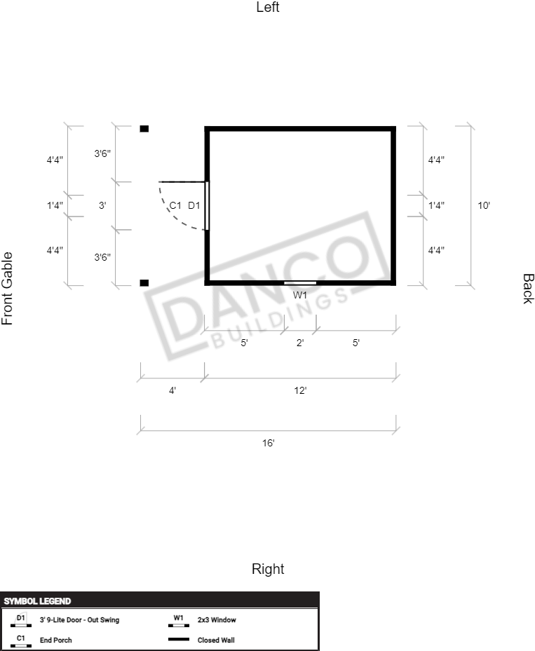 Standard Cabin 10x16/231476 - Image 2