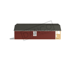 Wraparound Porch Lofted Barn Cabin 16x36 - Image 4