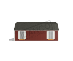 Corner Porch Lofted Barn Cabin 16x28 - Image 4