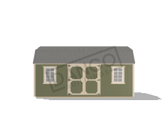 Side Lofted Barn 10x20 - Image 3