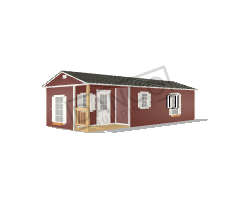 Corner Porch Cabin 14x36