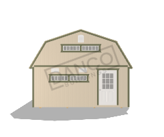 Corner Porch Lofted Barn Cabin 16x28 - Image 5
