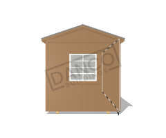 Economy Wood Utility 8x16 - Image 6