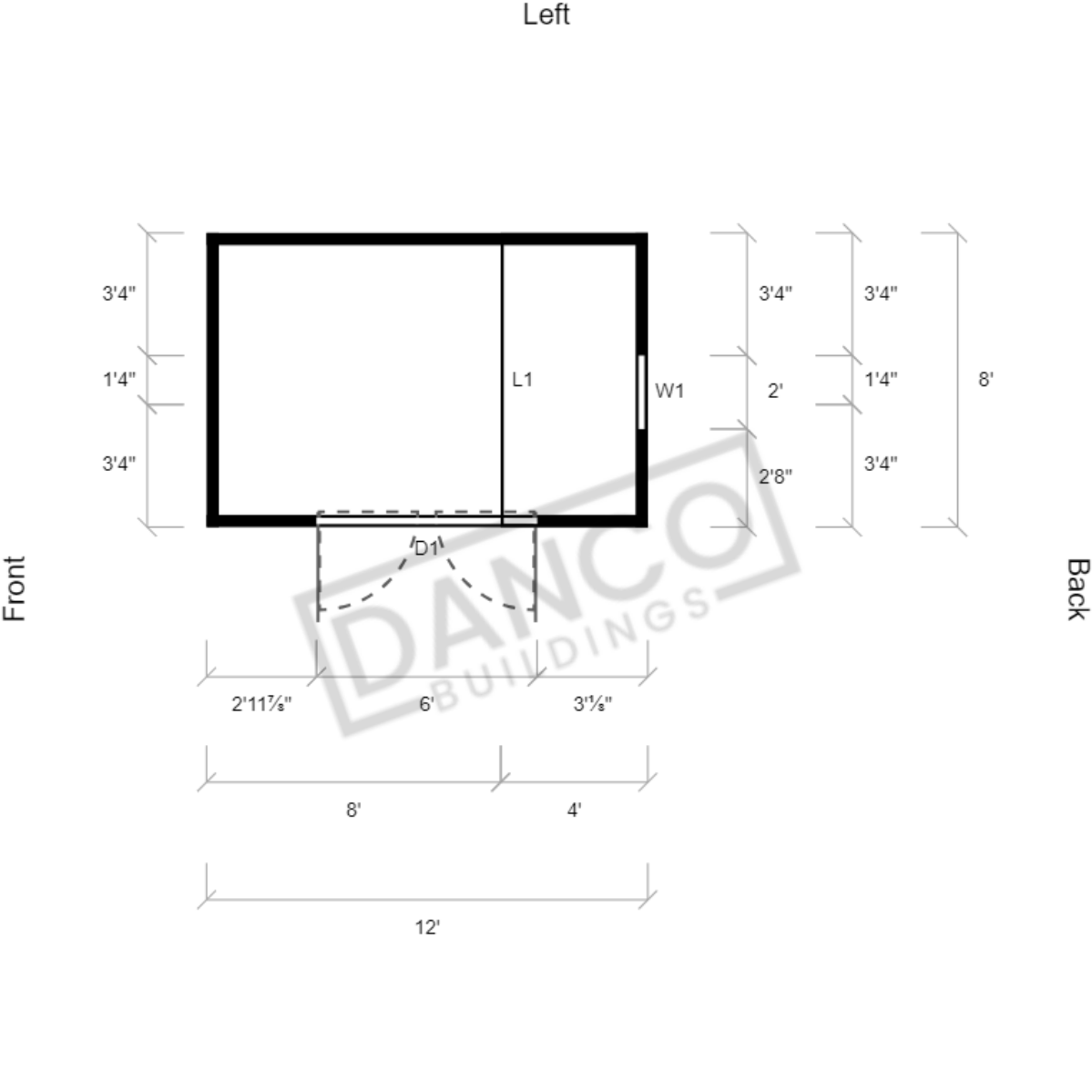 Lofted Barn 8x12 - Image 2