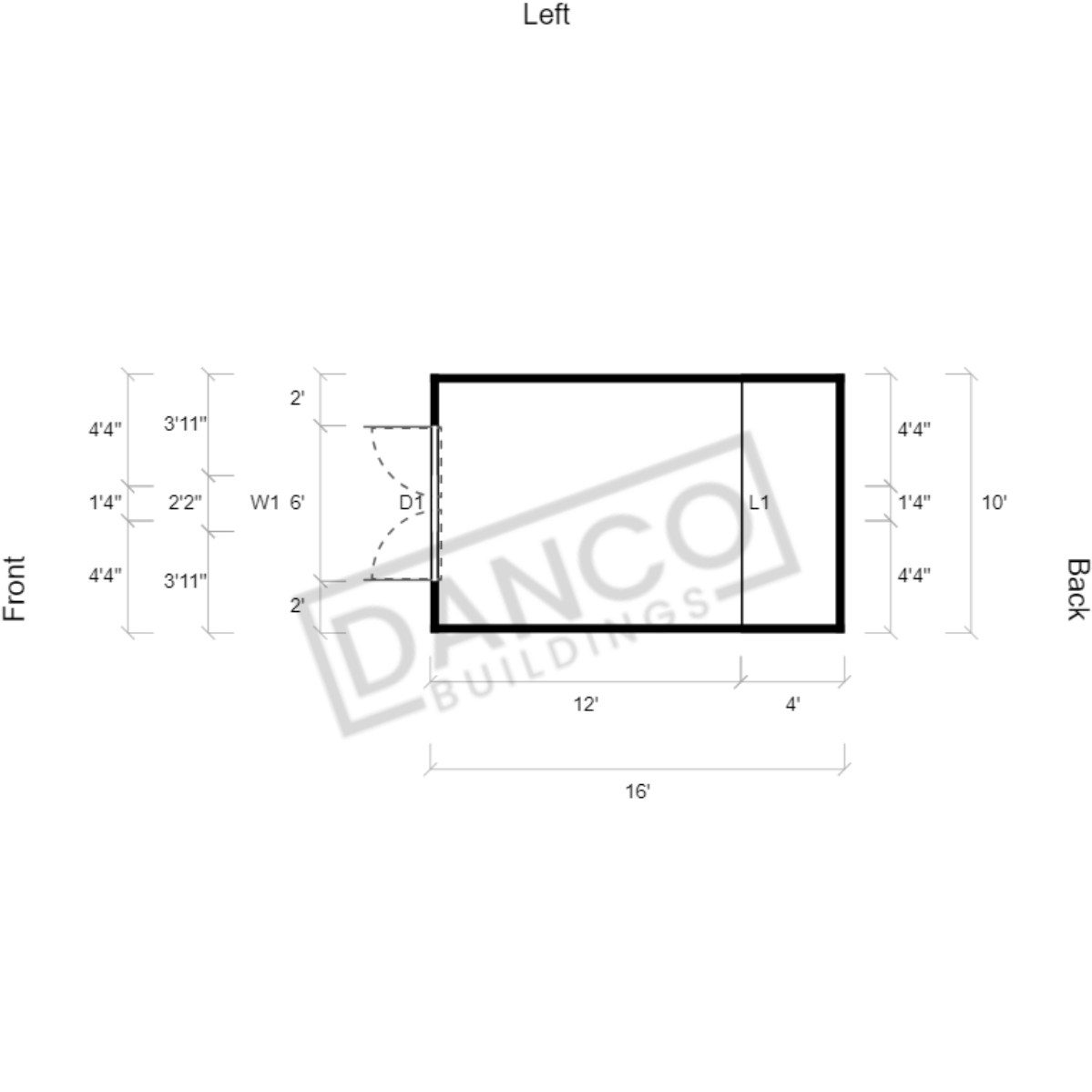 Lofted Barn 10x16/231558 - Image 2