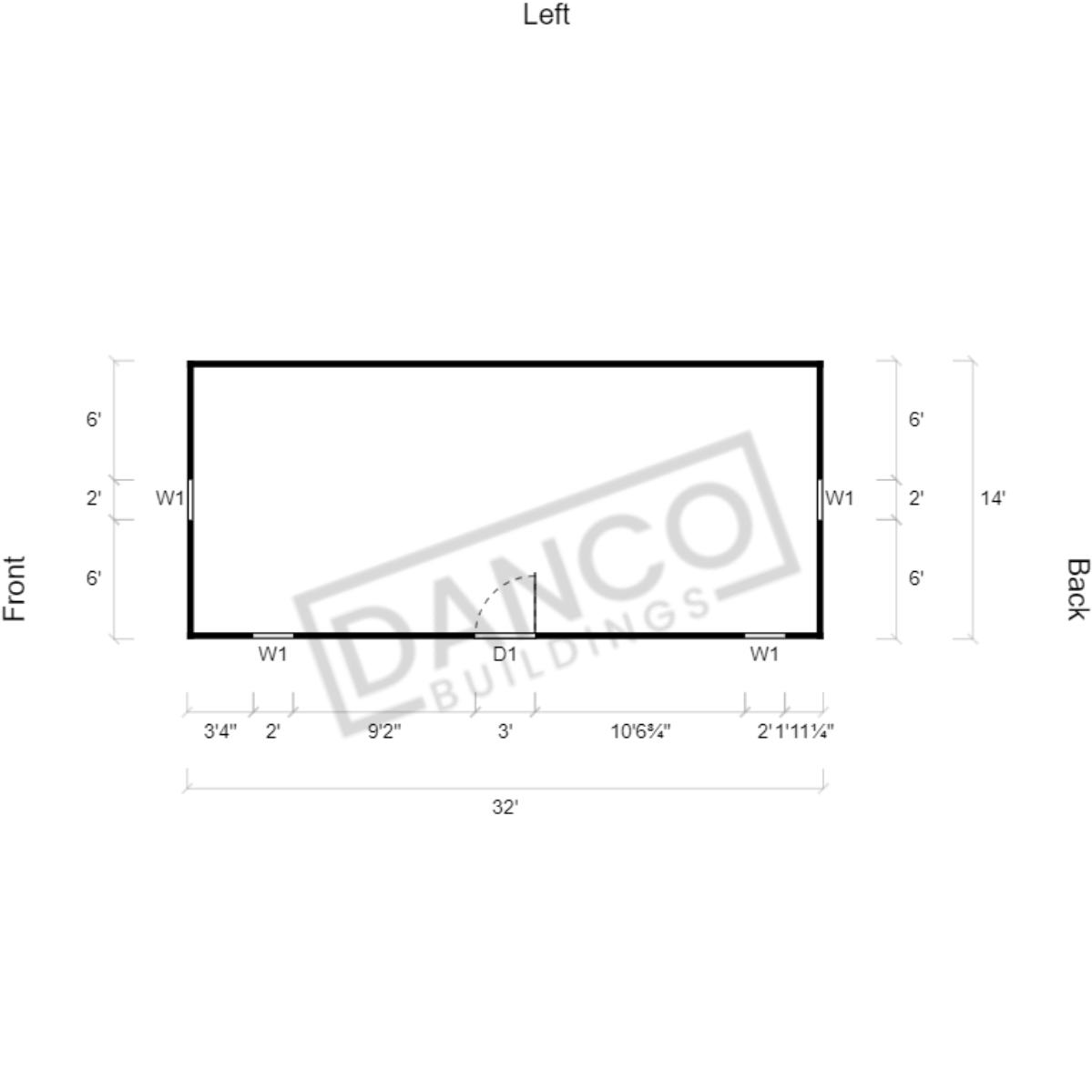 Utility Shed 14x32 - Image 2