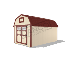Economy Wood Lofted Barn 10x16/231567