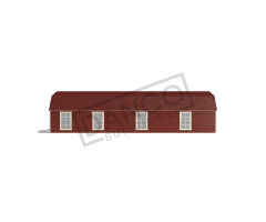 Side Lofted Barn 16x50 - Image 4