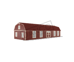 Side Lofted Barn 16x50