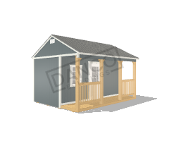 Side Porch Cabin 12x16
