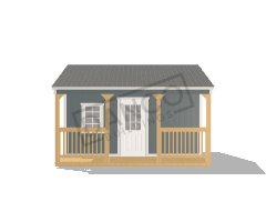 Side Porch Cabin 12x16 - Image 3