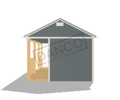 Side Porch Cabin 12x16 - Image 5