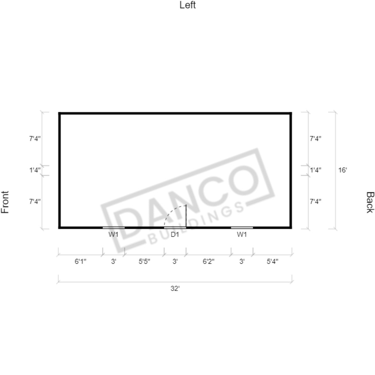 Utility Shed 16x32 - Image 2