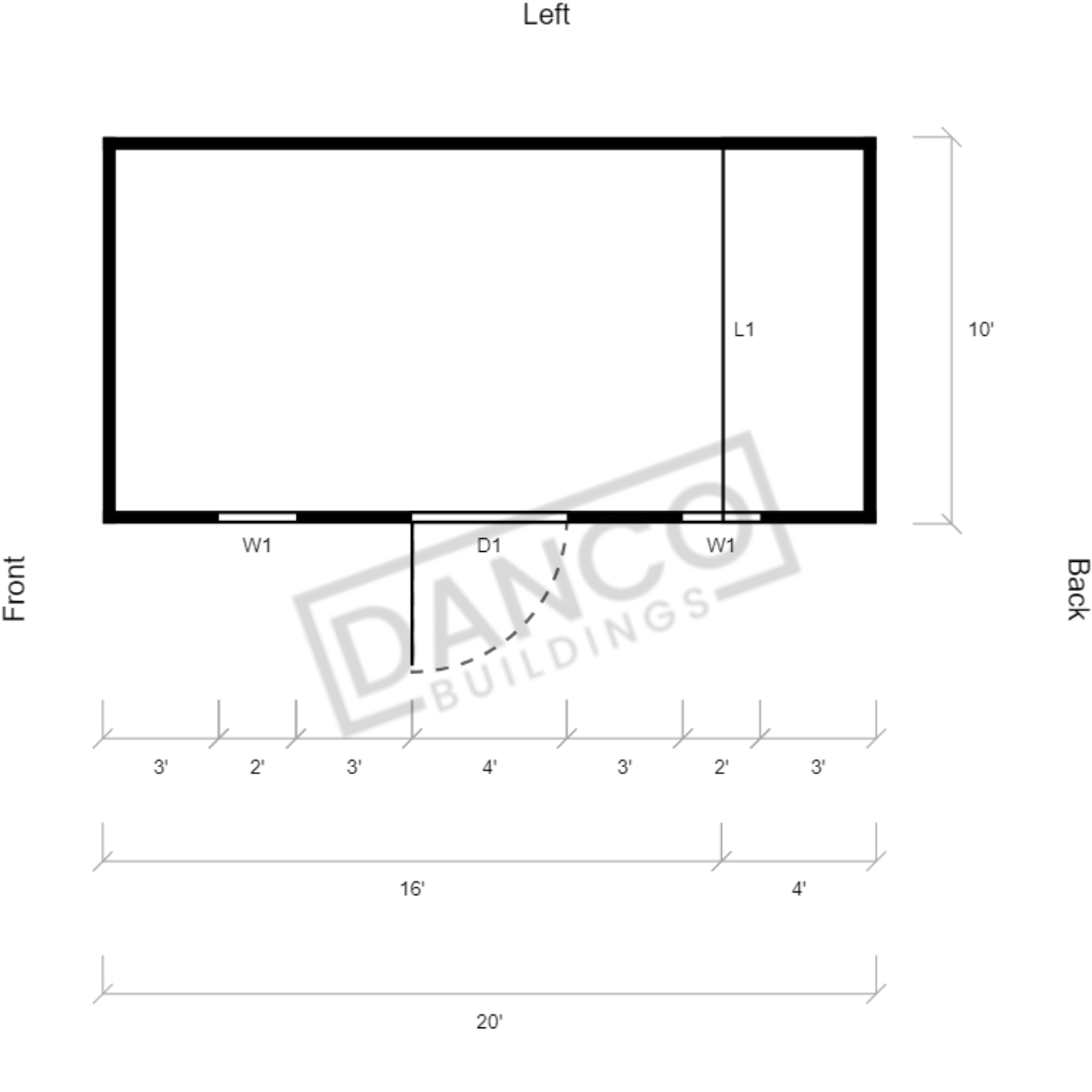 Extra Economy Lofted Barn 10x20/231575 - Image 2