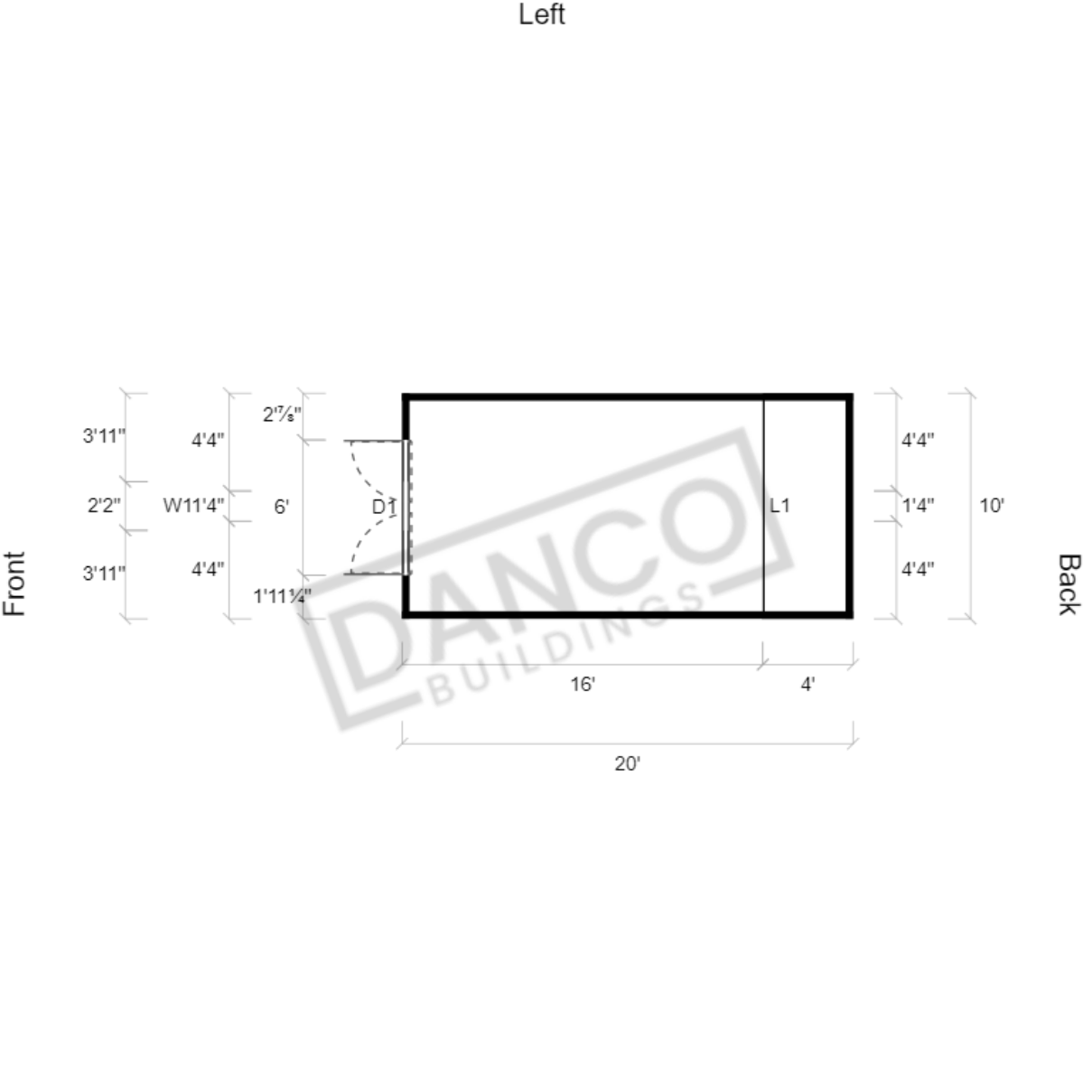Lofted Barn 10x20 - Image 2