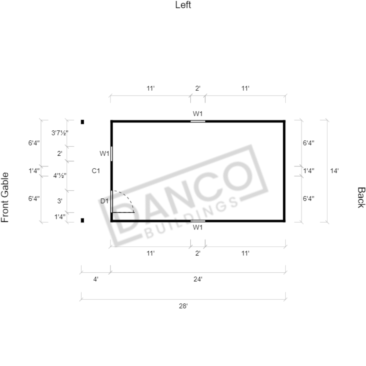Standard Cabin 14x28 - Image 2