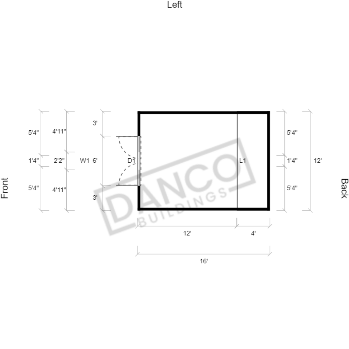 Lofted Barn 12x16 - Image 2
