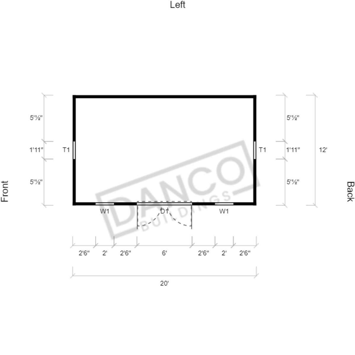 Dormer Shed 12x20 - Image 2