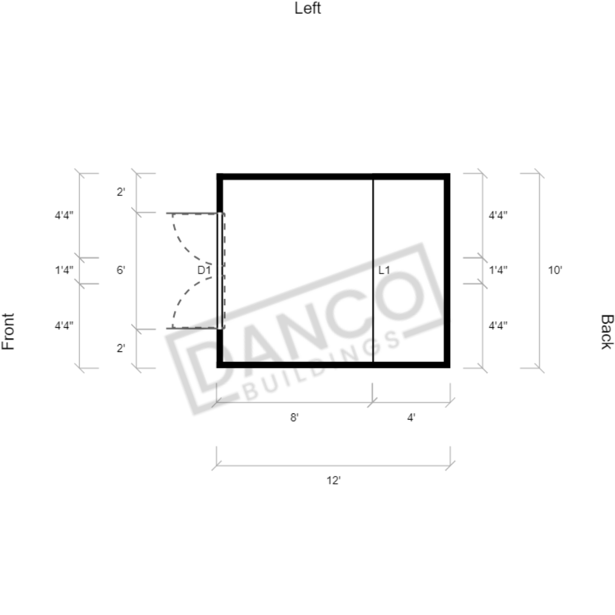 Lofted Barn 10x12/231538 - Image 2