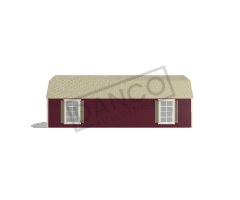 Corner Porch Lofted Barn Cabin 14x32 - Image 4