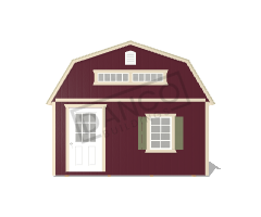 Corner Porch Lofted Barn Cabin 14x32 - Image 6