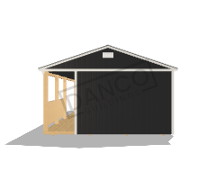 Side Porch Cabin 16x36 - Image 5