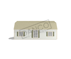 Corner Porch Lofted Barn Cabin 16x28 - Image 4