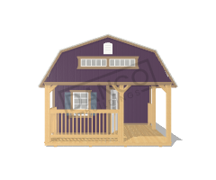 Wraparound Porch Lofted Barn Cabin 14x32 - Image 6