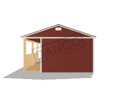 Side Porch Cabin 16x50 - Image 5