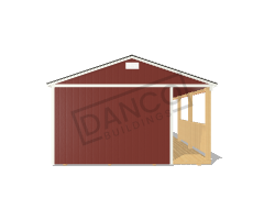 Side Porch Cabin 16x50 - Image 6
