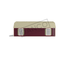 Corner Porch Lofted Barn Cabin 14x32 - Image 4